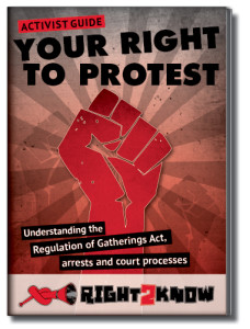 Download R2K's activist guide on the right to protest